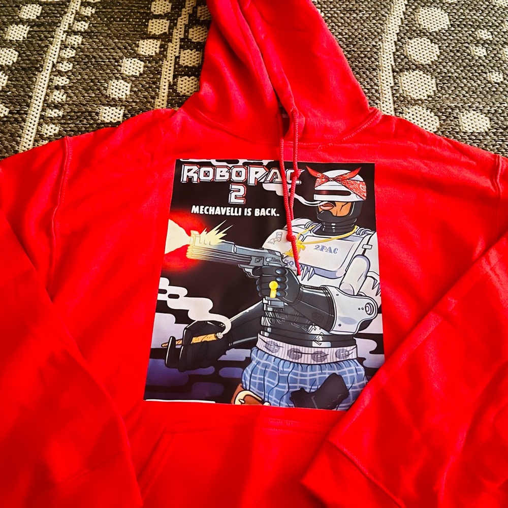 Mechavelli Tu Pac Hoodie New With tags